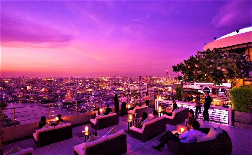 タイ　バンコク　ホテル　ルーフトップバー