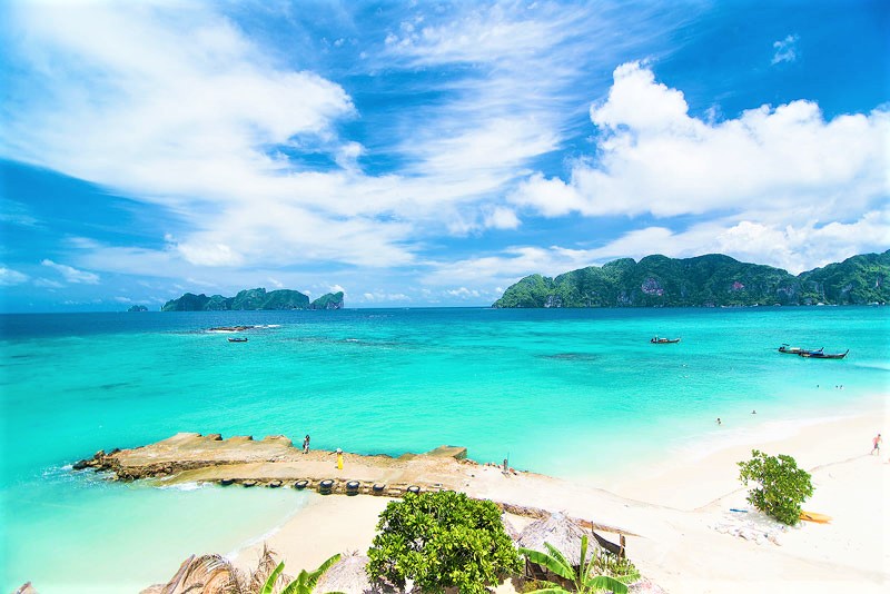 ピピ島　レイ島　マヤベイ　タイ　プーケット　観光　旅行　海　絶景　ビーチ