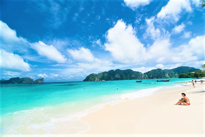 ピピ島　レイ島　マヤベイ　タイ　プーケット　観光　旅行　海　絶景　ビーチ