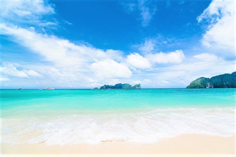 ピピ島　レイ島　マヤベイ　タイ　プーケット　観光　旅行　海　絶景　ビーチ