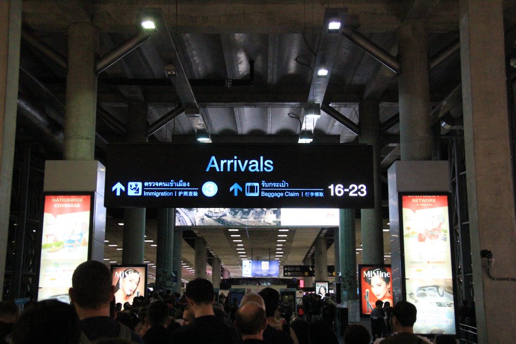 タイ　バンコク　スワンナプーム国際空港