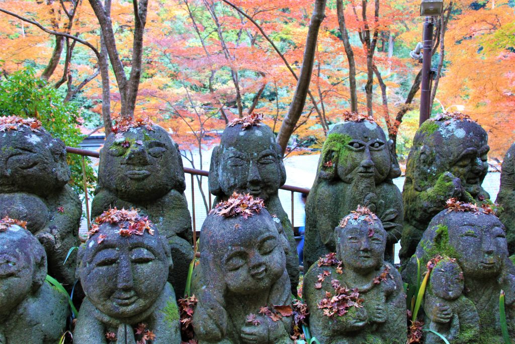 かわいい　阿羅漢　京都　愛宕念仏寺　紅葉　観光　名所　穴場　スポット　嵐山　嵯峨野　